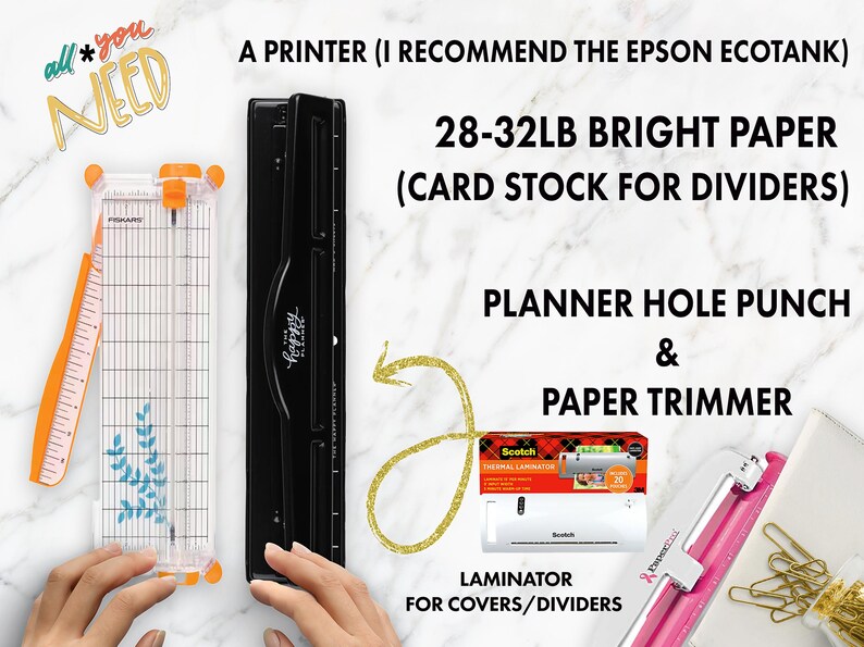 Happy Planner Skinny Mini Dated 2026-27 Printable | Minimal Weekly ...
