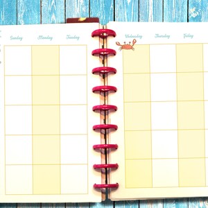Planner Printables for the Happy Planner Classic, Monthly Inserts ...