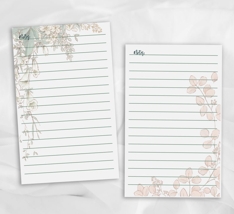 Kate Spade Pocket, Planner Printables, Weekly Inserts, Note Refill