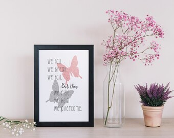 Motivational Wall Art Hanging| Digital Download| Inspirational Home Decor |Quote Print |Instant downloadable Wall Art| Quote Printable