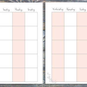 Planner Printables | Planner Inserts | Monthly | Printable Planner ...