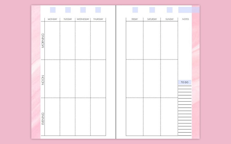 Editable Weekly Printable, for the Compact Size Planners, Franklin ...