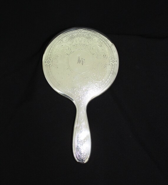 Tiffany Co Antique Sterling Silver Hand Held Mirror W Tiffany Co Antique Sterling Silver