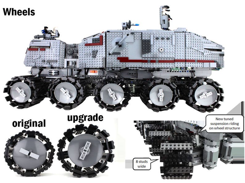 lego custom clone turbo tank