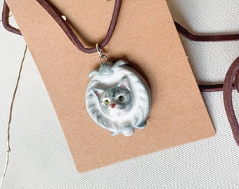 Customizable pet necklace, pet ornament, pet memorabilia, pet lover gift, dog necklace, cat necklace, Pet medallion, custom necklace