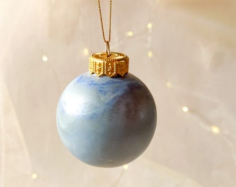 Medium ornament, Christmas ornament, christmas ball, Christmas bauble,  Christmas tree decor, Christmas gift, porcelain ornament