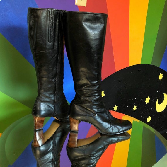 8.5 / 9 US - Vintage 1970s Winter Boots - 60s 70s
