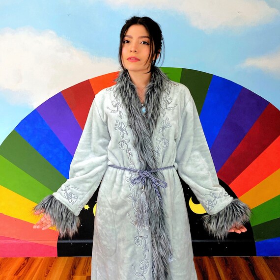 M / L - NEW Adrienne Landau Penny Lane Bath Robe -