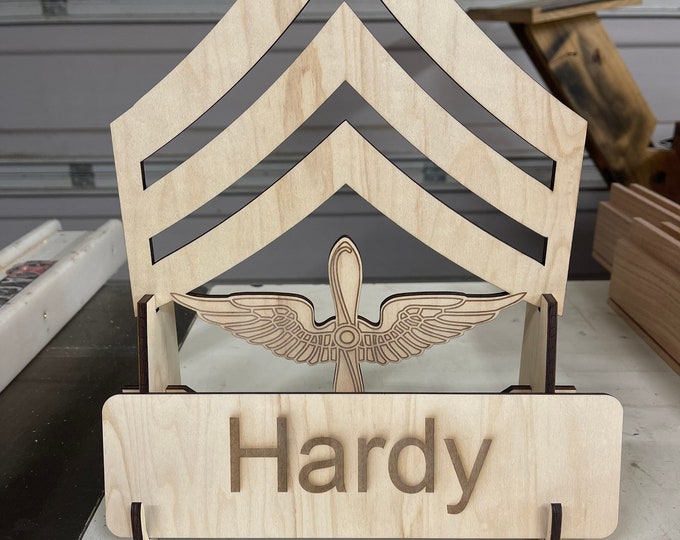 USMC Desk Rank/ Nameplate/ Military Retirement Gift/ Promotion Decor Etsy