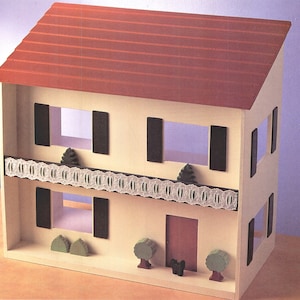 DIY Medium Density Fiberboard (MDF) Dollhouse, Miniature Furniture, Woodworking Techniques PDF Digital Downloads