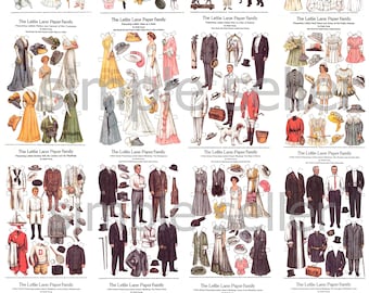 Lettie Lane Antique Paper Doll Family Reproductions (PDF Digital Download)