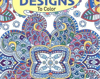 Decorative Designs To Color Kappa Adult 31 Coloring Pages Digital PDF