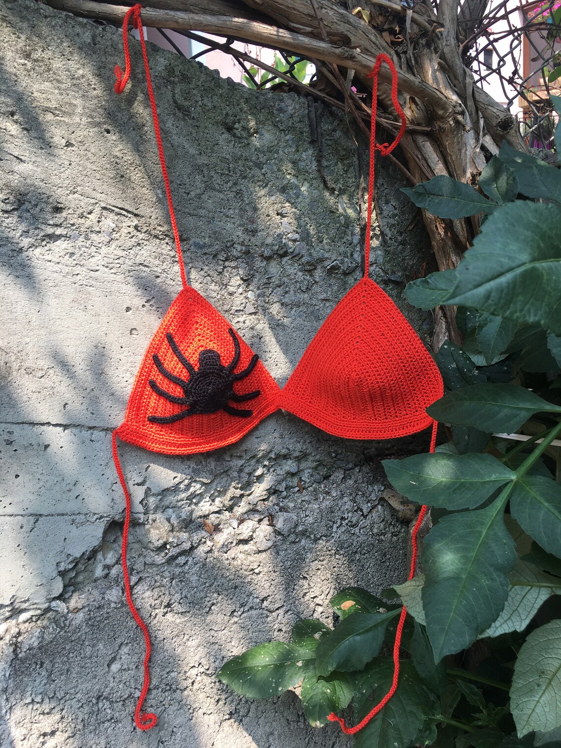 Crochet Bikini Halloween Crochet Bikini Crochet Spider Etsy