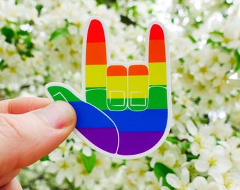 5 Pack • ILY x PRIDE • Vinyl Stickers • Over 1M Shared!