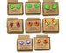 Wood Stud Earrings - Animal Crossing Inspired 