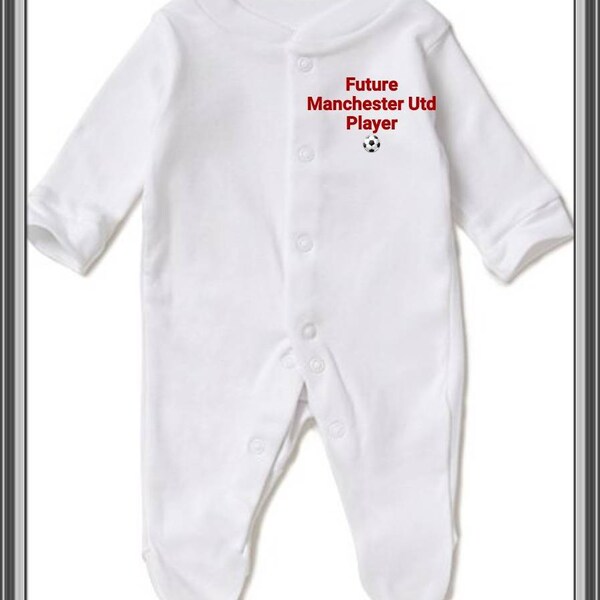 Football Baby Grow Etsy UK