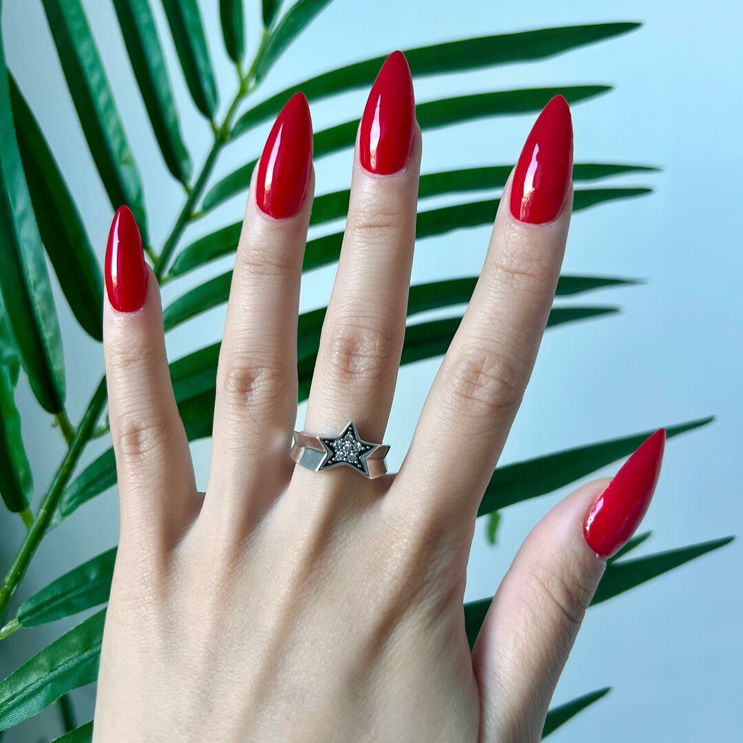 Star Ring, Diamond Star Ring, Rock Star Ring, Unisex Ring, Pop Star ...