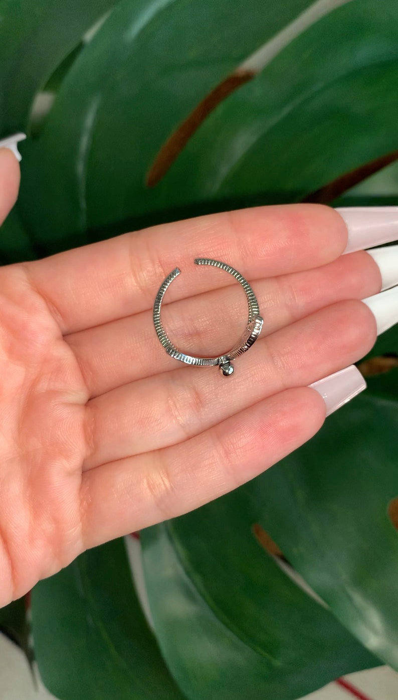 Butterfly Ring Silver Butterfly Ring Butterfly Statement Etsy