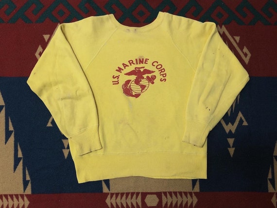 Vintage 50s 60s USMC faded sweatshirt