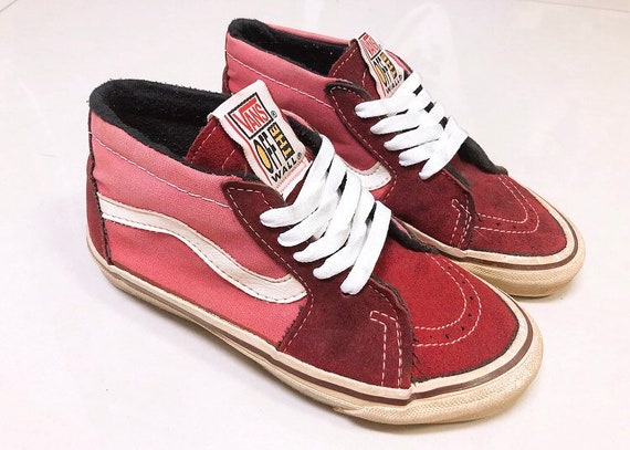 Vintage Vans sk8-mid shoes made in USA style83