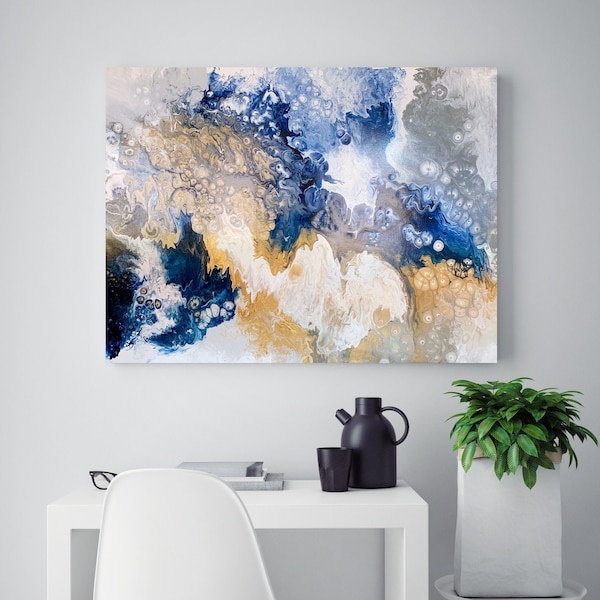 Glitter Painting on Canvas Etsy