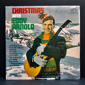 Vintage Christmas with Eddy Arnold vinyl record album 1962