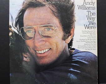 Vintage  Andy Williams "The Way We Were" Vinyl Record  Album 1974