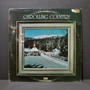 Vintage Caroling Country  vinyl record album 1975