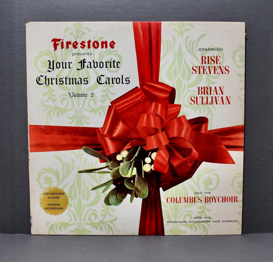 Vintage Firestone Presents Your Favorite Christmas Carols Etsy