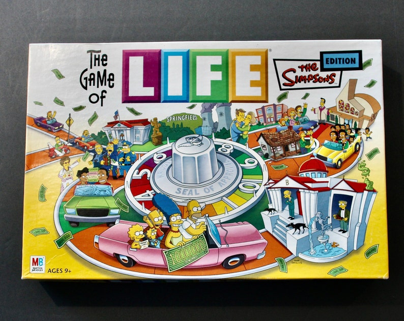 The Game of Life The Simpsons 2004 Milton Bradley image 1