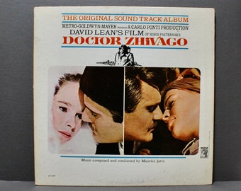 Album de disques vinyles bande originale du docteur Jivago - 1967