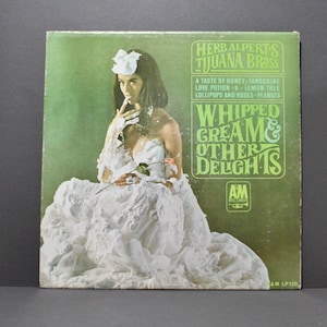 Vintage  Herb Alpert&#39;s Tijuana Brass &quot;Whipped Cream & other Delights&quot; vinyl record Album 1965