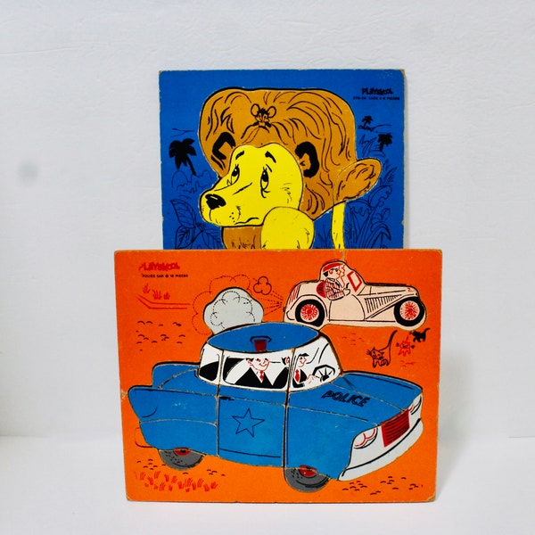 Playskool Wooden Car Etsy