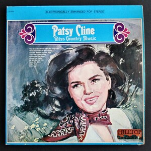 Vintage Patsy Cline 'Miss Country Music' Vinyl Record Album - 1967