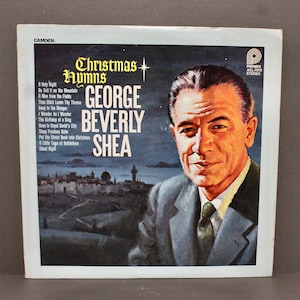 Vintage Christmas Hymns - George Beverly Shea vinyl record album 1959