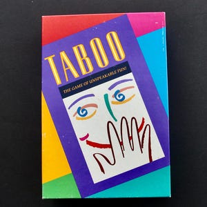 TABOO 1989  - the Game of Unspeakable Fun by Milton Bradley