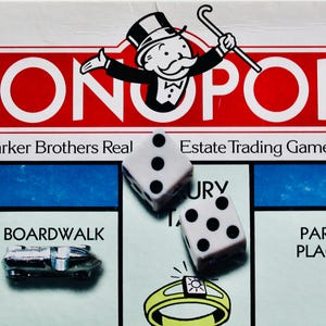 Vintage 1996 Monopoly  - Real Estate Trading Game from Parker Brothers