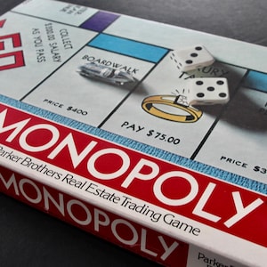Vintage 1985 Monopoly  - Real Estate Trading Game from Parker Brothers