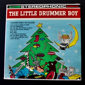 Vintage The Little Drummer Boy - Christmas Songs for Children vinyl record album 1960's