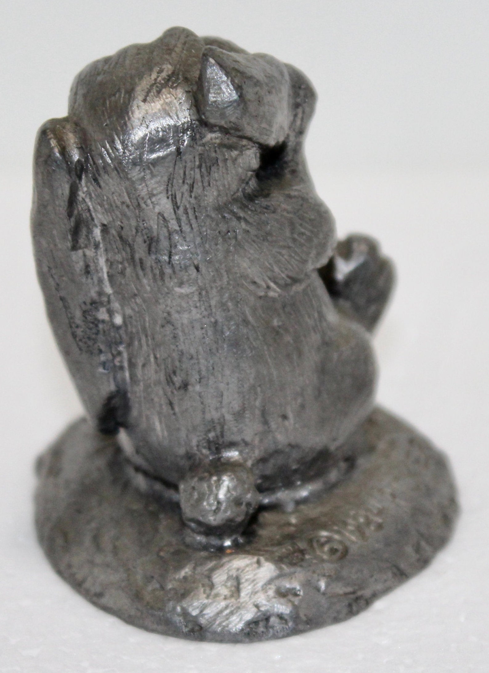 Vintage Michael Ricker sculptured Pewter Figurine Etsy