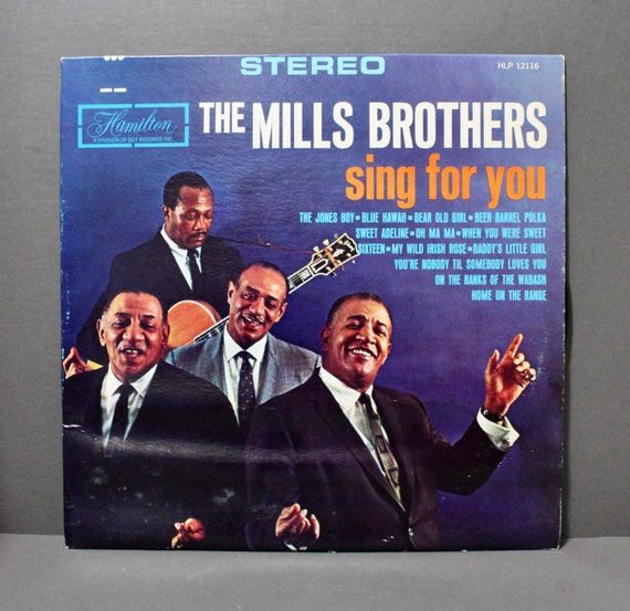 Udover Monica Ond Vintage the Mills Brothers Sing for You Vinyl Record - Etsy