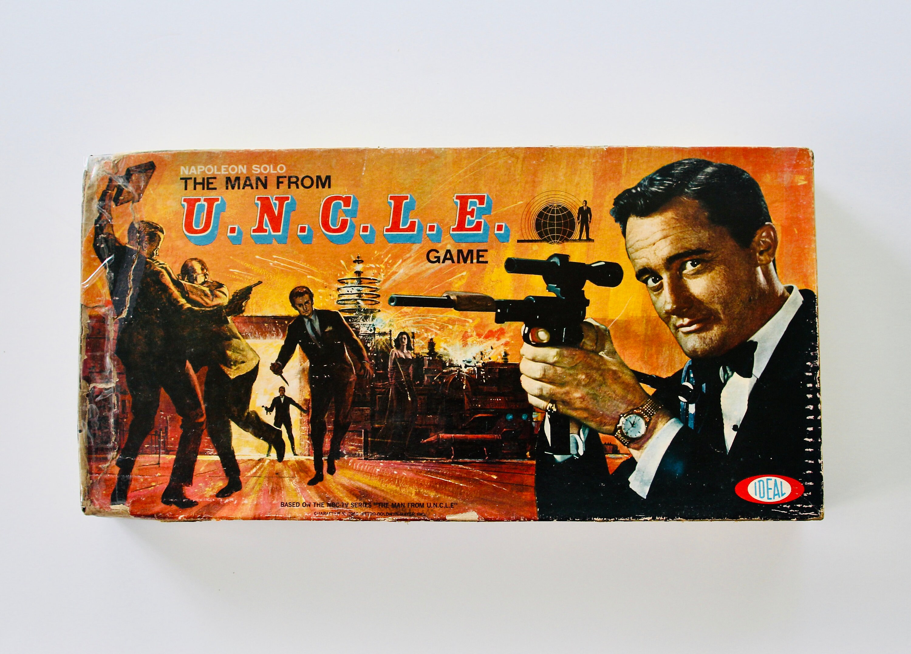 Vintage 1965 Napoleon Solo the Man From UNCLE Board Game by