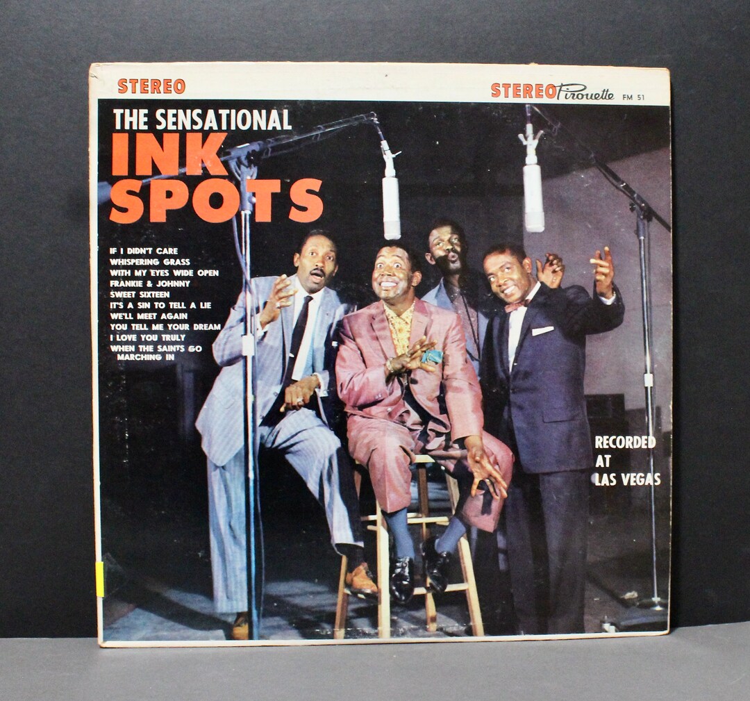 Vintage the Sensational the Ink Spots Vinyl Record Album 1961 Etsy