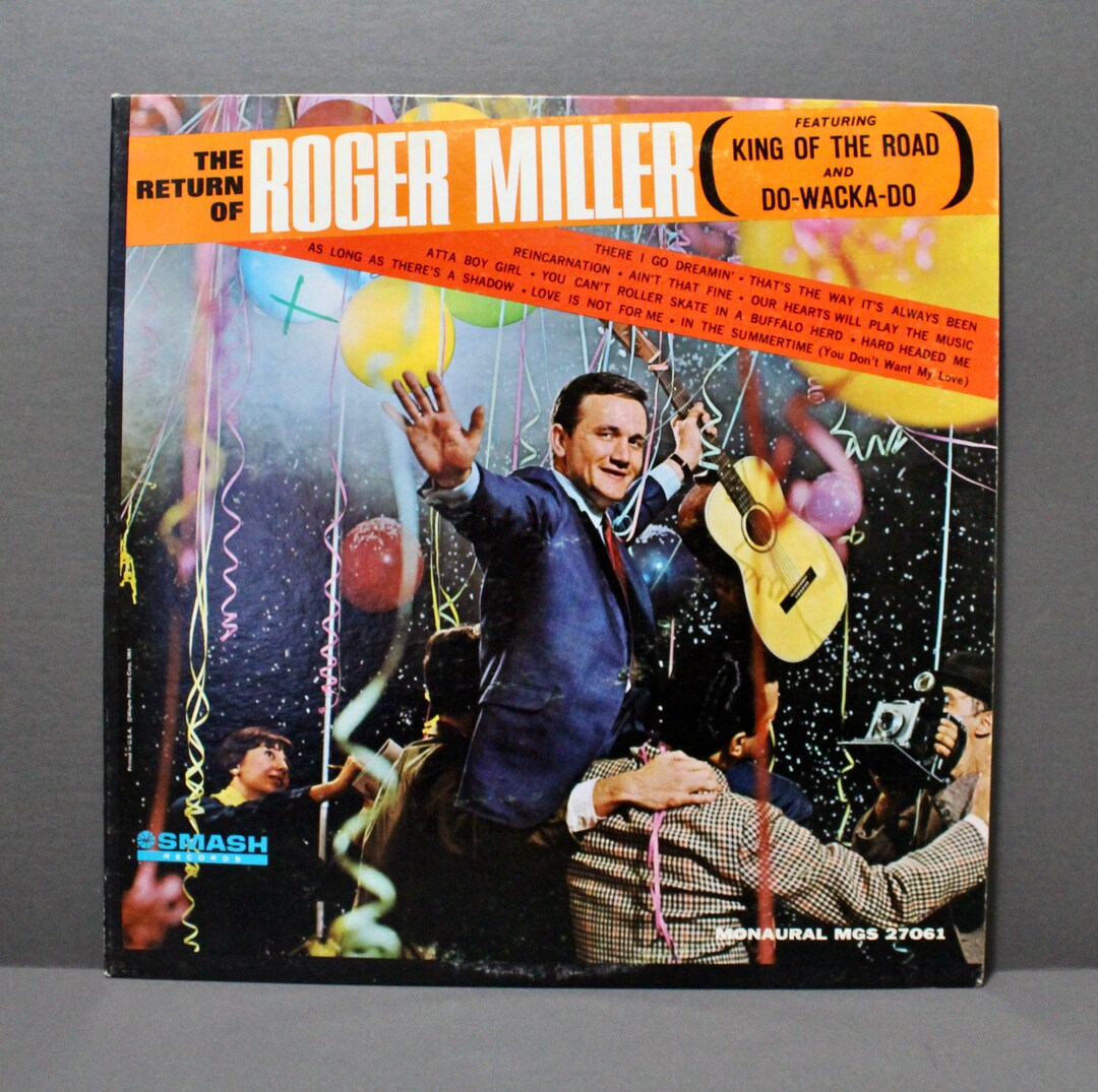 Vintage The Return Of Roger Miller 1965 Vinyl Record Album Etsy