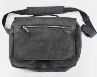 Samsonite - Dark Gray Modern Utility Messenger Bag - used