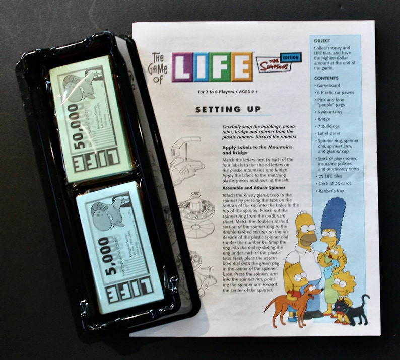 The Game of Life The Simpsons 2004 Milton Bradley image 6