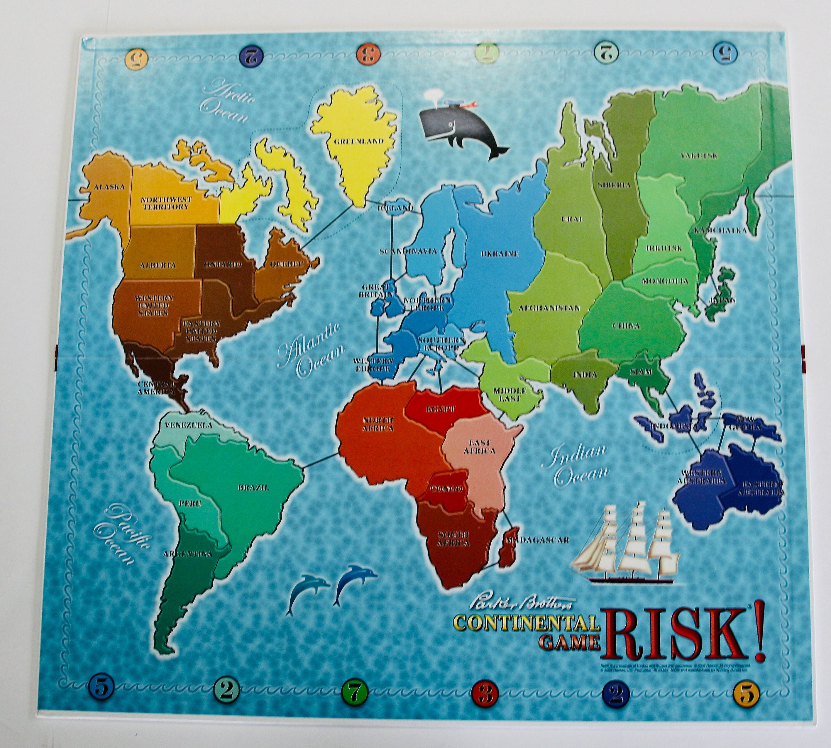 RISK Game 2009 (1959 FIRST Edition - Classic Reproduction) - by Parker ...