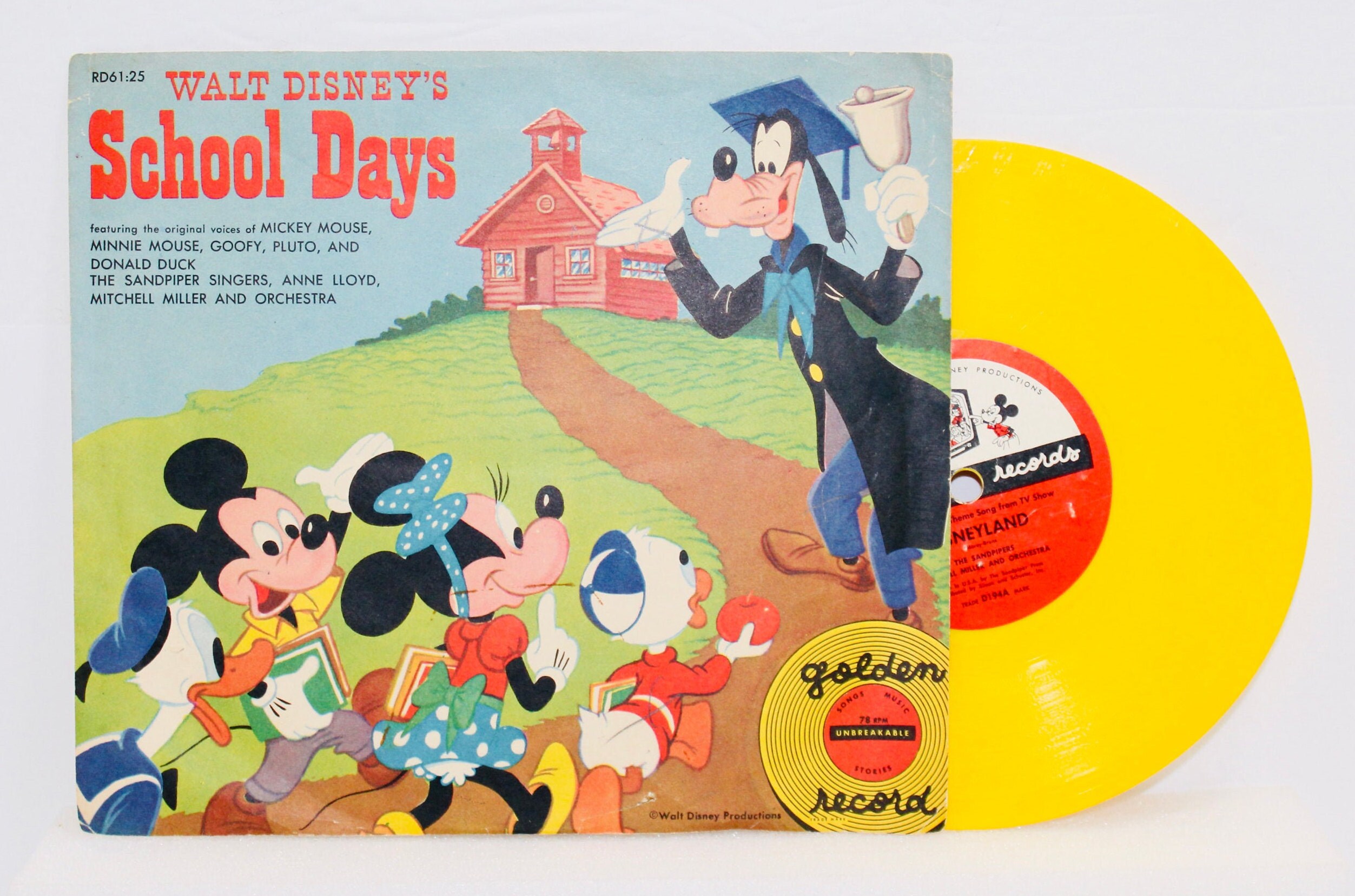 vintage golden records