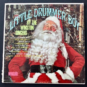 Vintage Little Drummer Boy by the Winston Singers 1966 vinyl record album