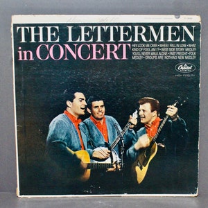 Vintage THE LETTERMEN in Concert 1968 vinyl Record Album